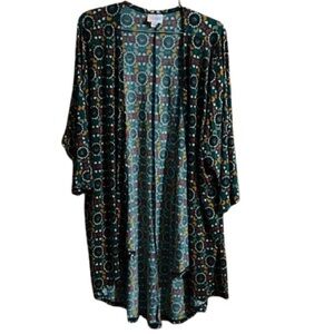 #425 LuLaRoe Lindsay Kimono Medium